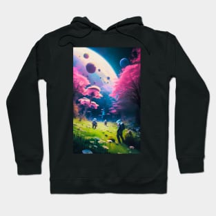 Abstract Another World Explorers Hoodie